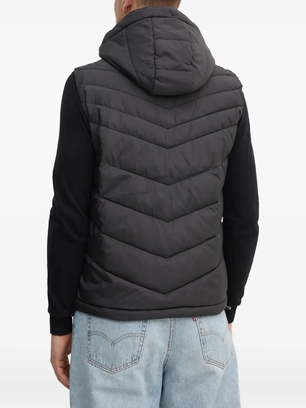 GUESS USA Bodywarmer met capuchon Zwart