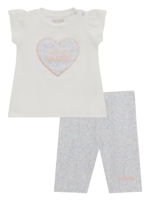 guess kids set de pantalones con aplique del logo