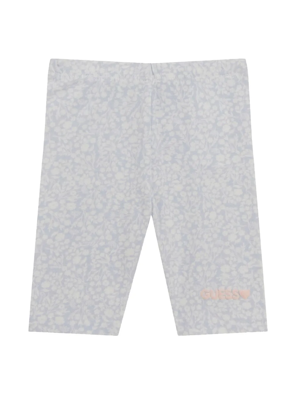 guess kids Katoenen broek met logopatch Wit
