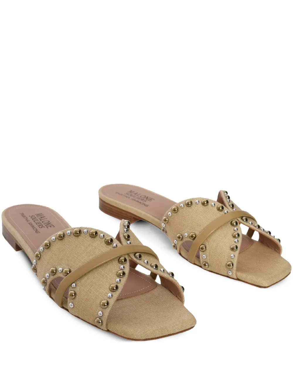 Malone Souliers Keke slippers Beige