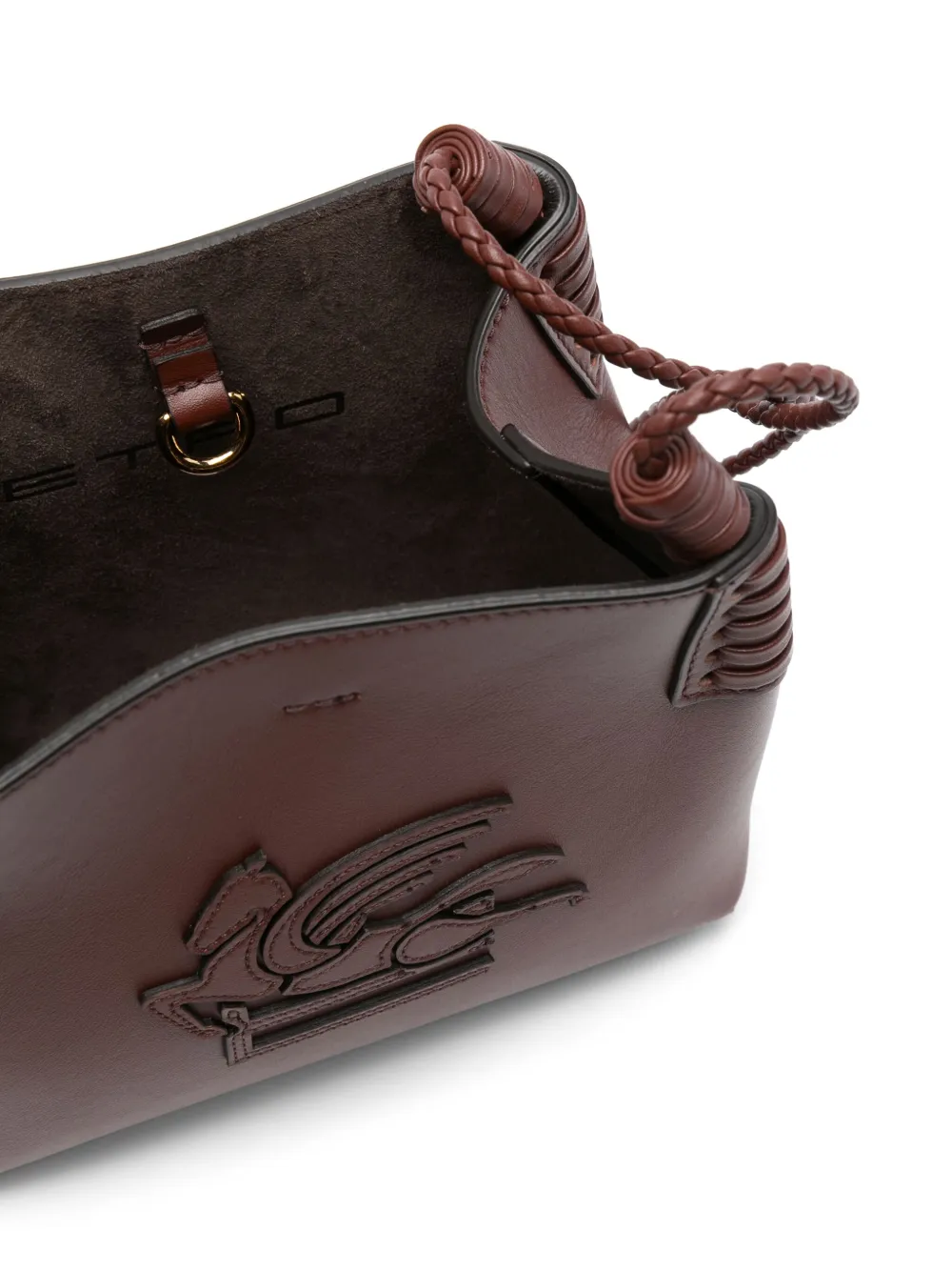 ETRO Libra kleine crossbodytas Bruin
