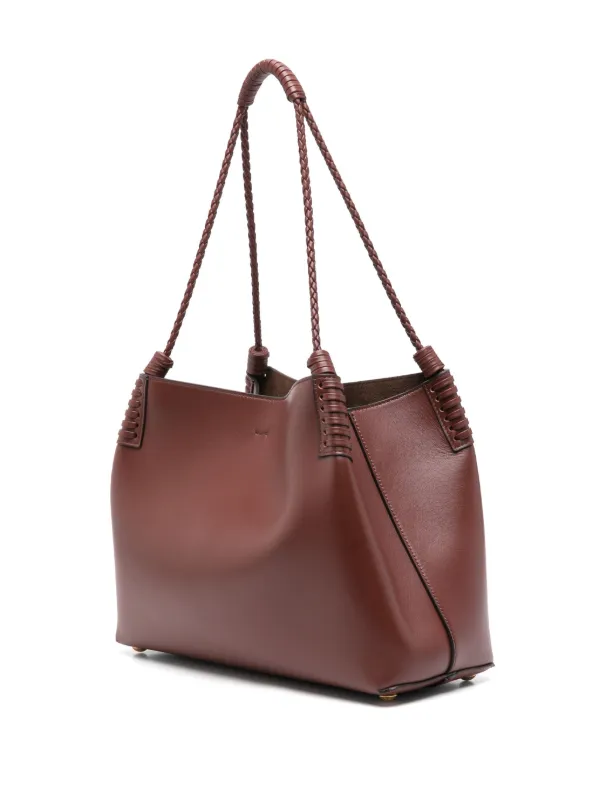 ETRO braided-handle Pegasus Leather Shoulder Bag | Brown | FARFETCH