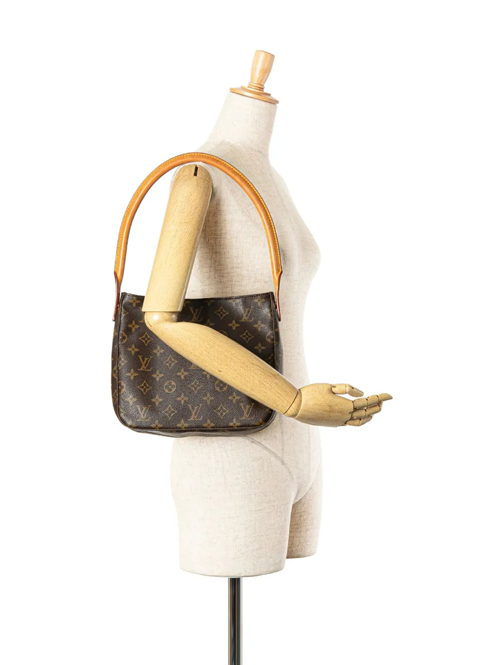 Louis Vuitton Pre-Owned 2002 Monogram Looping MM shoulder bag - Bruin