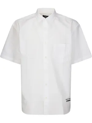 Comme Des Garçons Homme パッチワーク シャツ | ブルー | FARFETCH JP