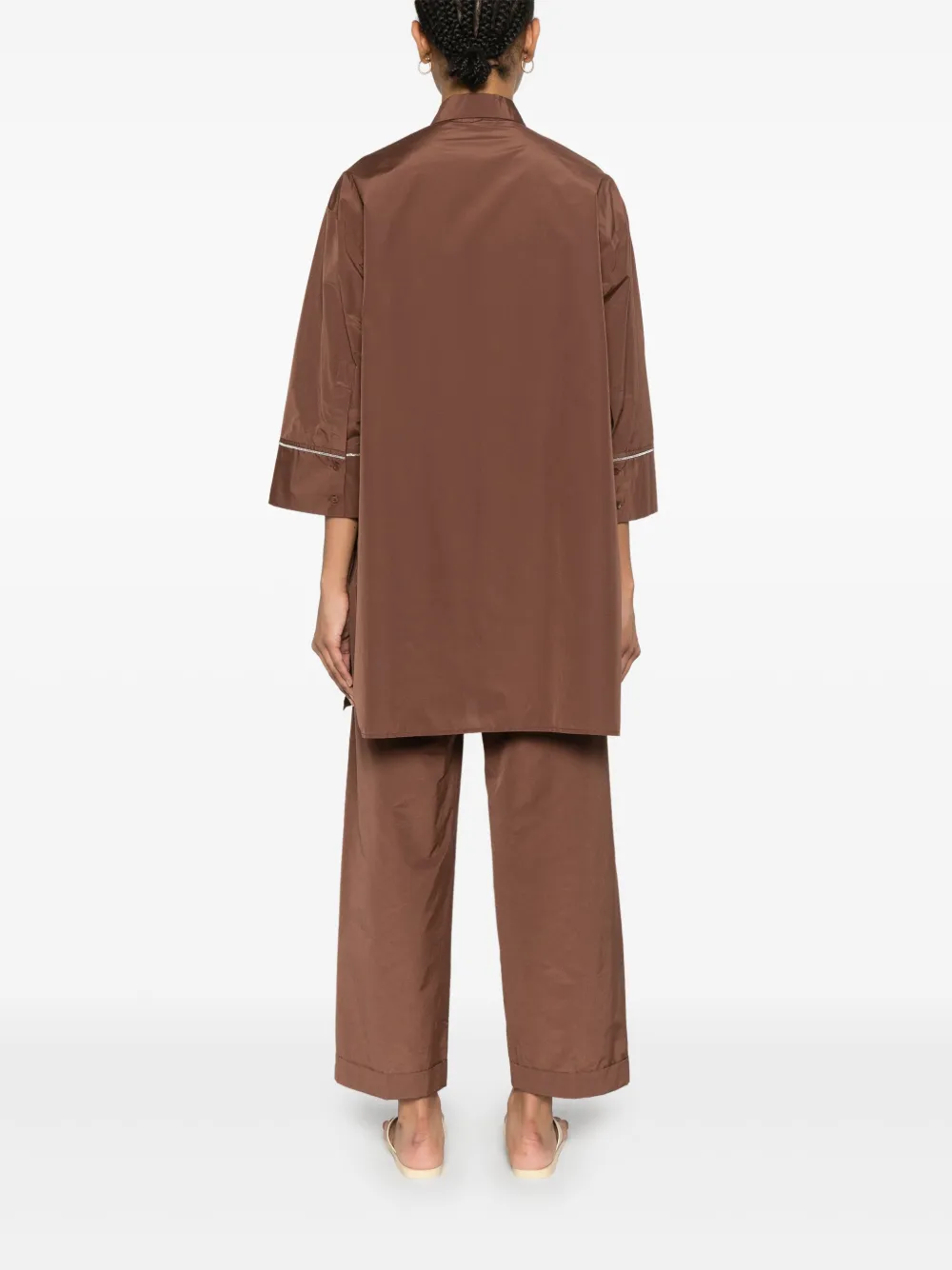 PESERICO BEAD-DETAIL SHIRT