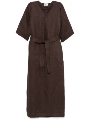 knee length dresses for ladies Lee Mathews Odette Cami Dress in Sky