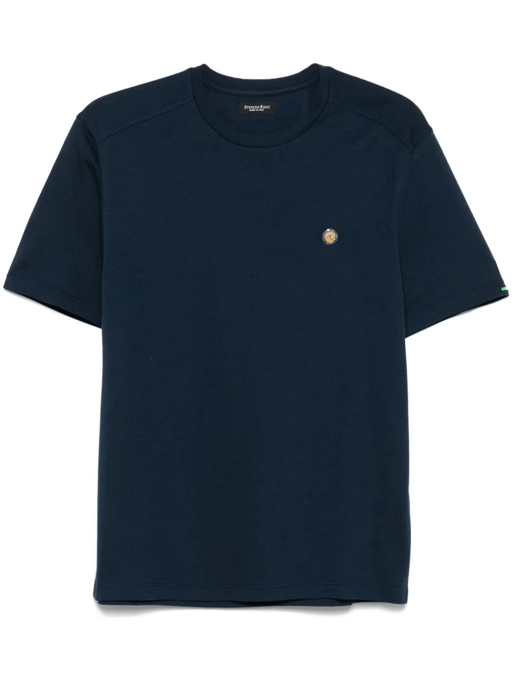 Stefano Ricci playera con placa del logo | azul | Image 1