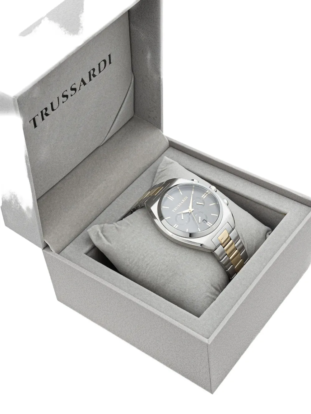 Trussardi Metropolitan 44mm In Silver