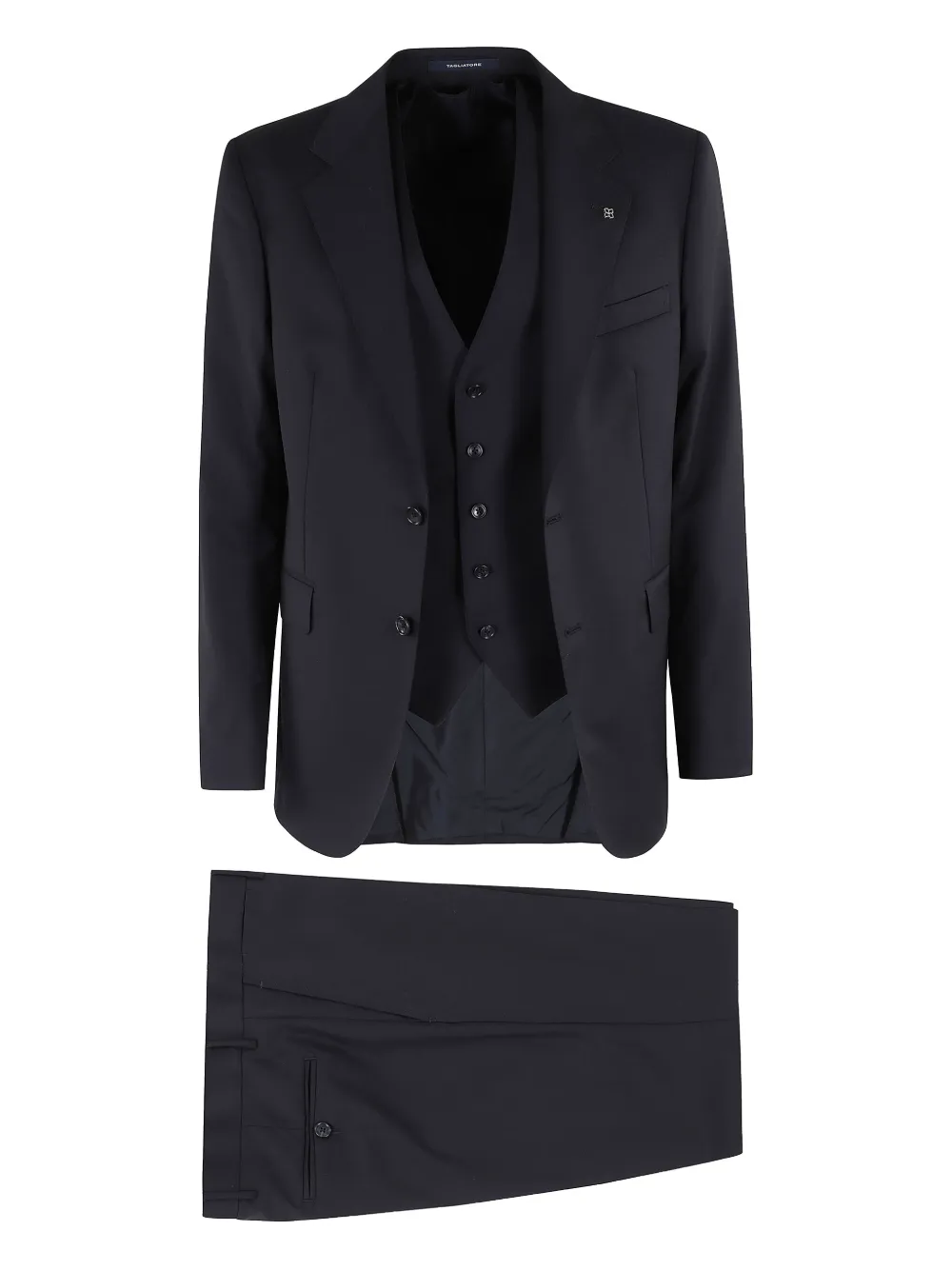 Tagliatore single breasted wool suit - Blauw