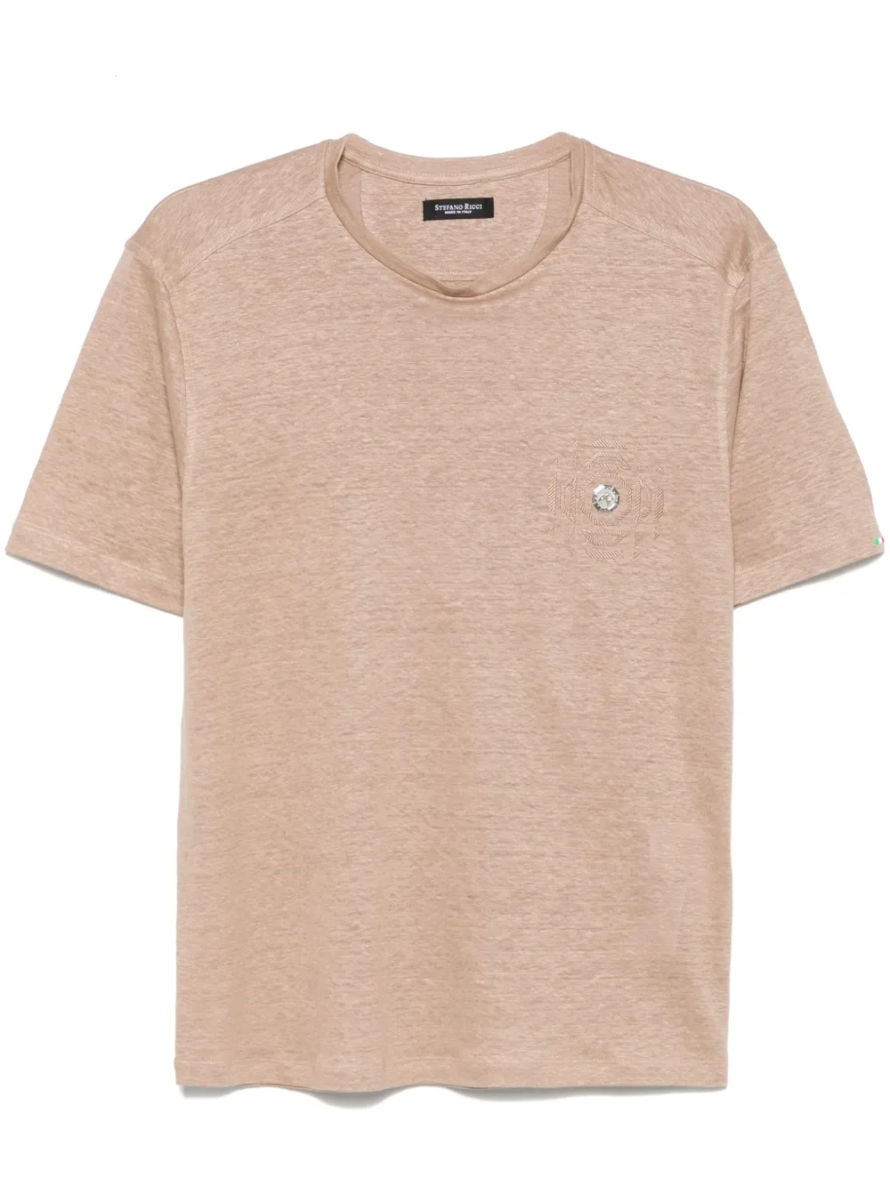 Stefano Ricci playera de lino | neutro | Image 1