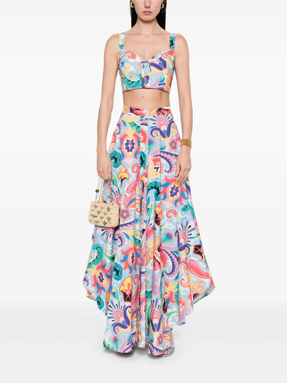 ETRO falda larga con estampado gráfico | Faldas acampanadas | Image 2