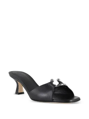 サンダル・ミュール 3JUIN Women Sandals 417364 324SC003 R 0795 GOLD Schutz April 109MM Metallic Leather Wedge Sandals | Saks