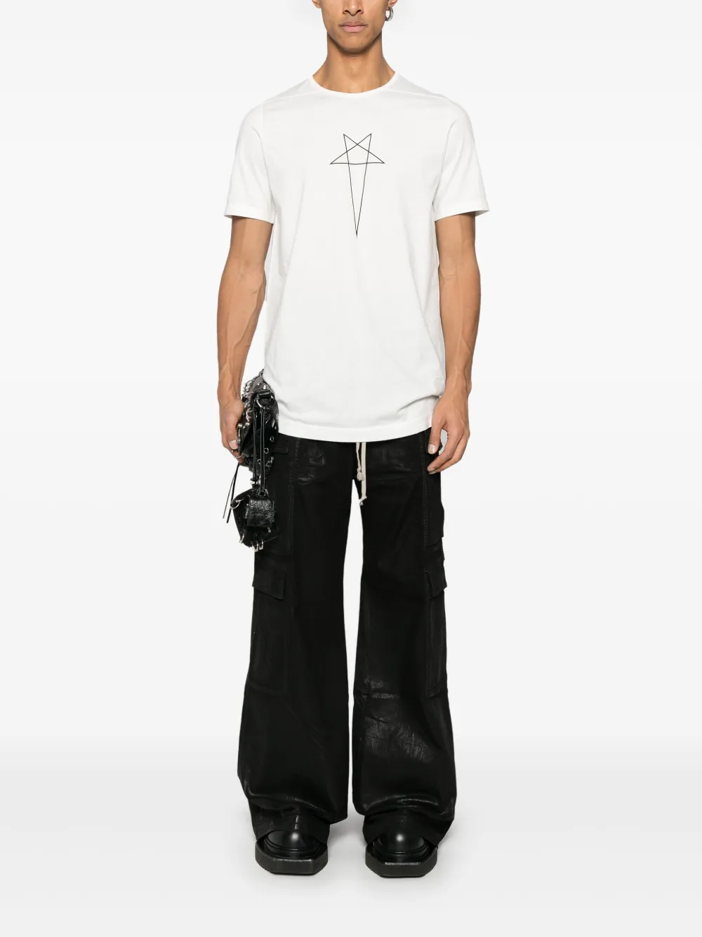 Rick Owens DRKSHDW T-shirt met print - Wit