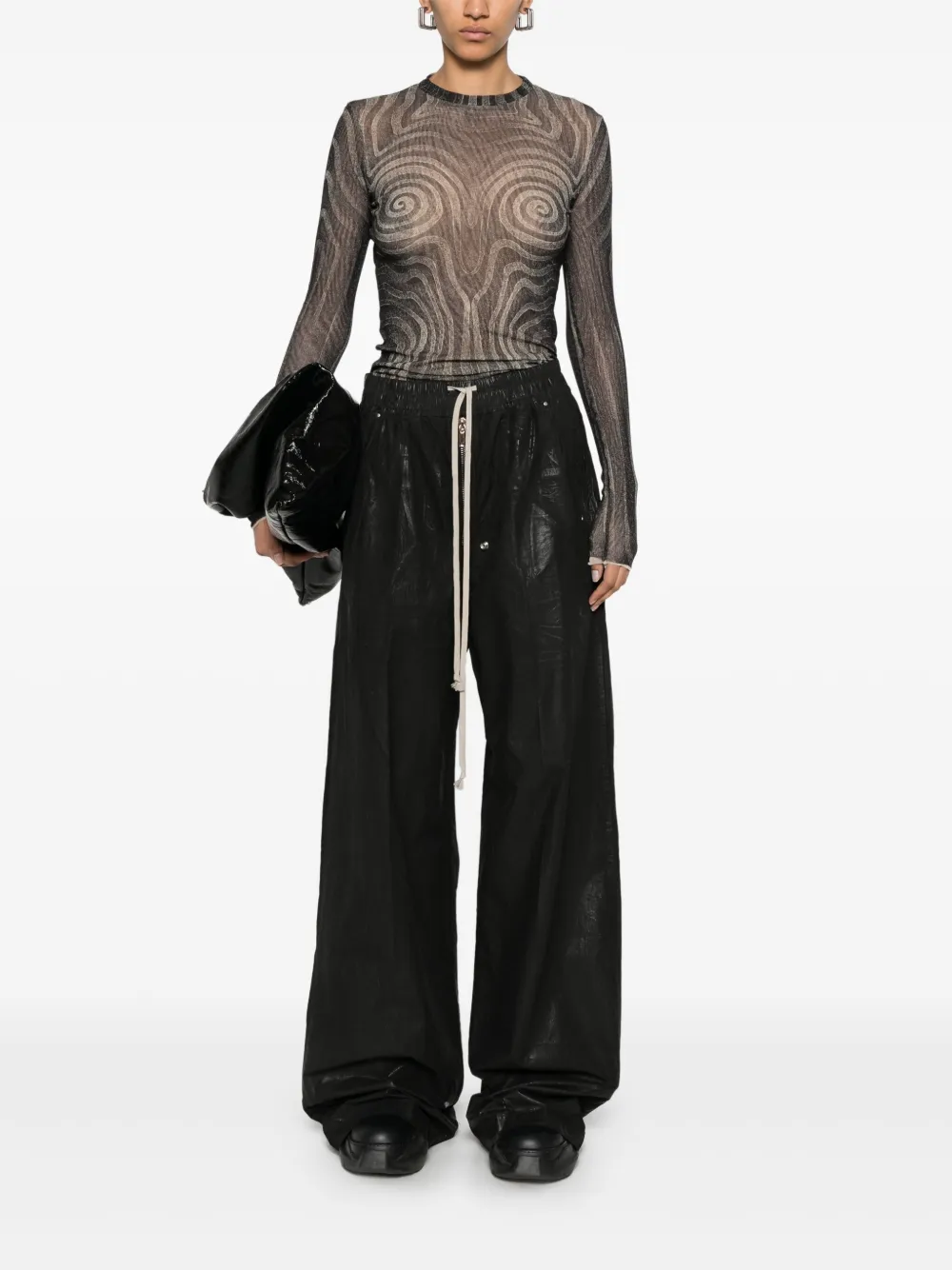 Rick Owens DRKSHDW Geth Belas trousers - Zwart