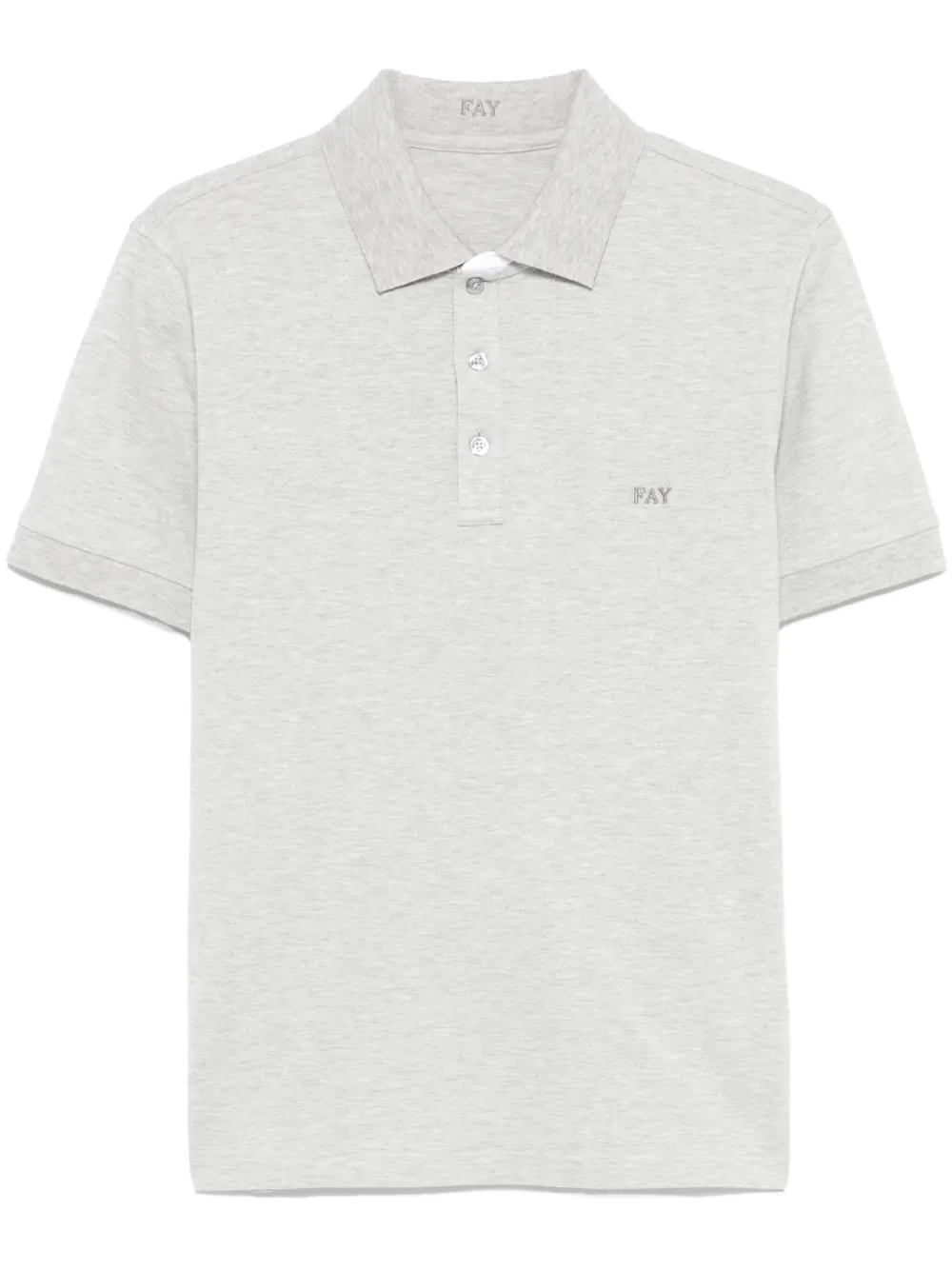 logo-embroidered polo shirt