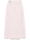 Peserico poplin midi skirt - Pink