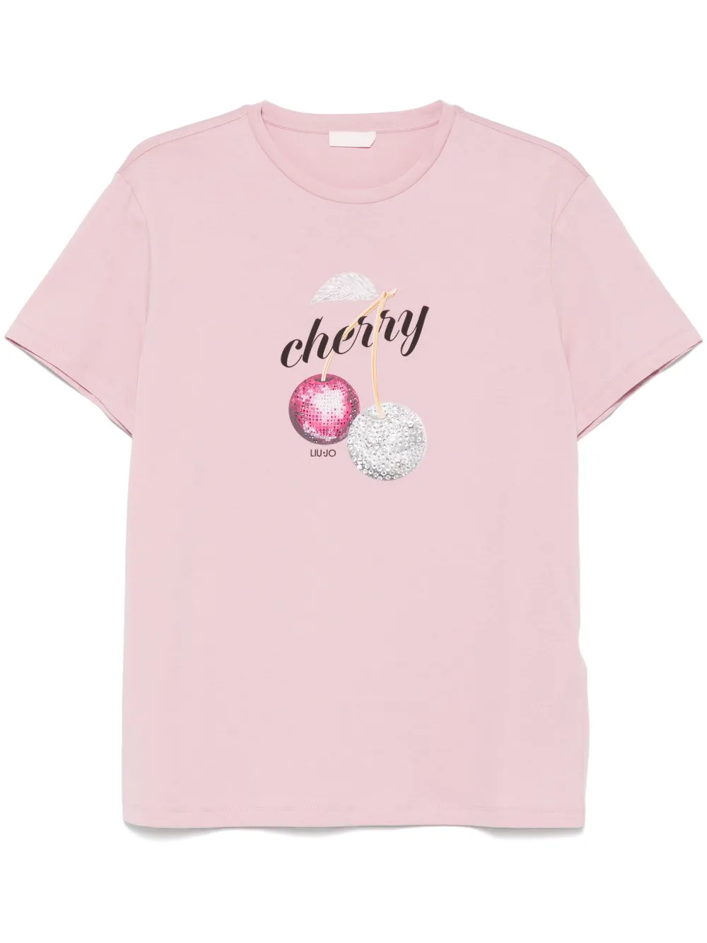 LIU JO playera con cereza estampada | rosado | Image 1
