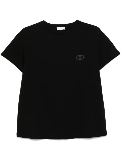 LIU JO playera con logo estampado