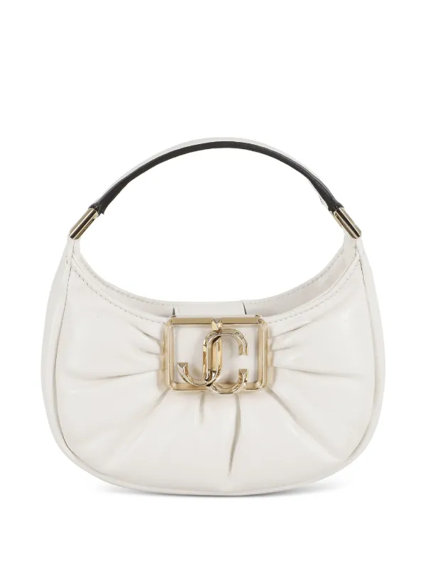 Jimmy Choo Mini Edie Hobo Bag White FARFETCH GE