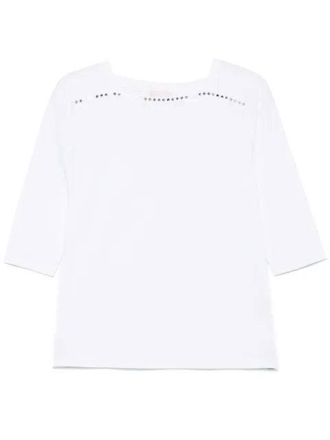 LIU JO rhinestone-embellished T-shirt