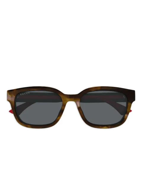 Gucci Eyewear lentes de sol con armazón cuadrada y micas oscuras