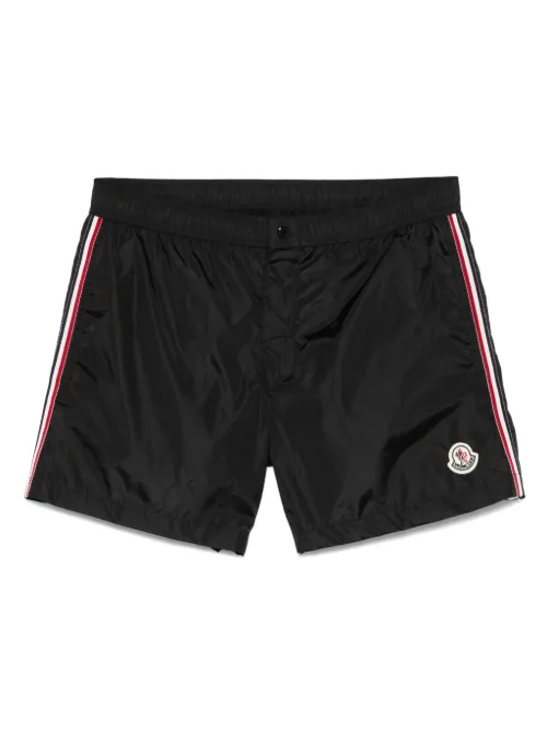 Short de bain à bords tricolores - Moncler - Modalova