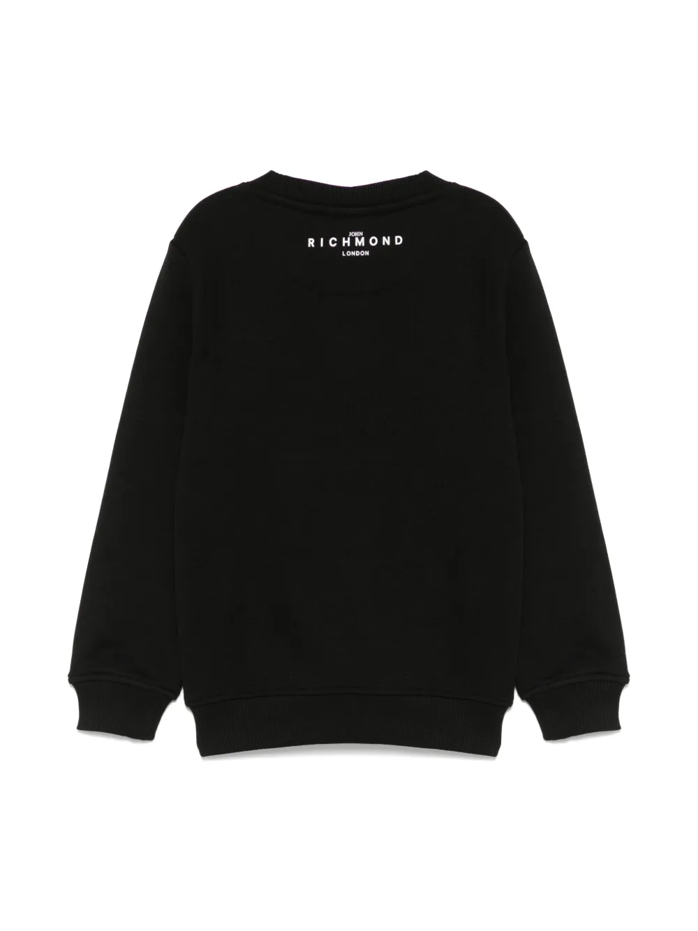 John Richmond Junior logo-print sweatshirt - Zwart