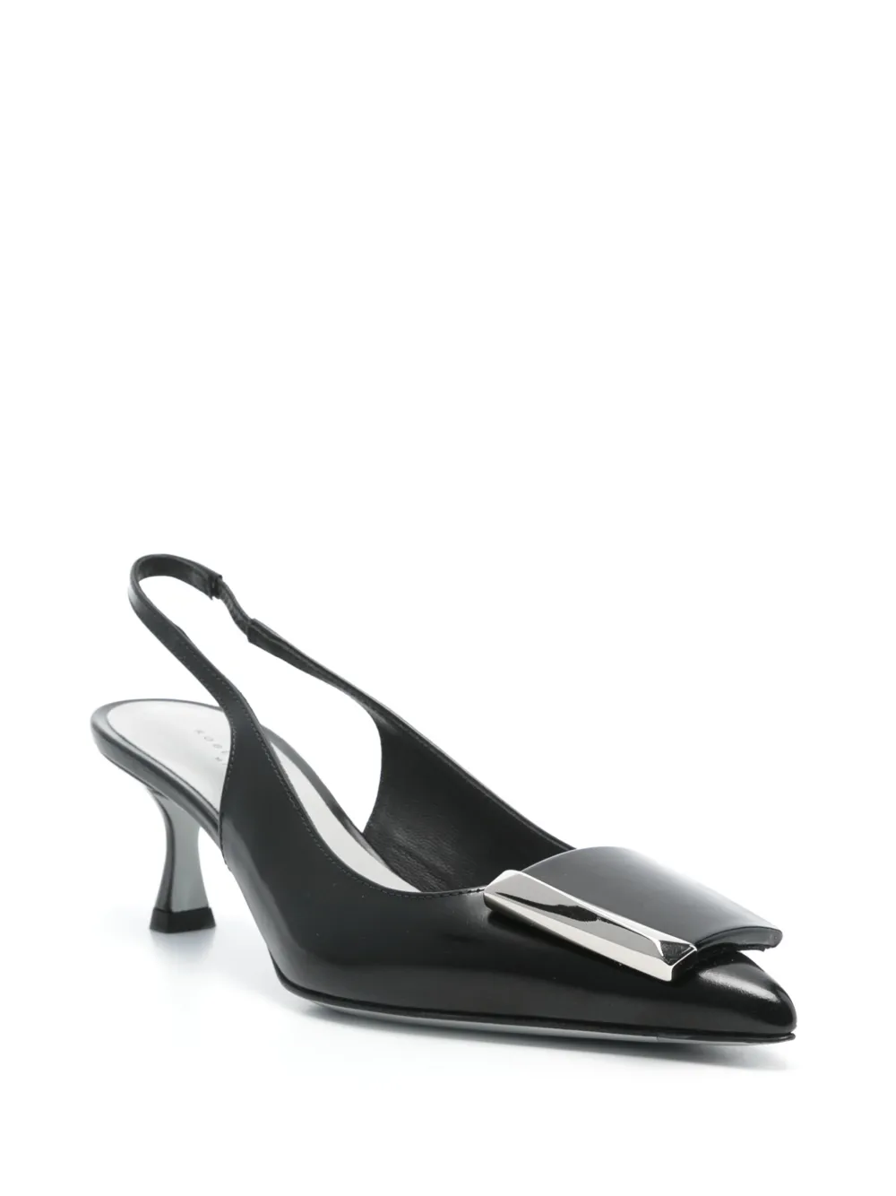 Roberto Festa 50mm leather pumps - Zwart