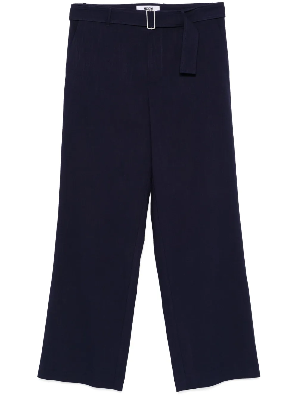 MSGM pantalones con cinturón | azul | Image 1
