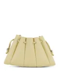 Themoirè leather shoulder bag - Yellow