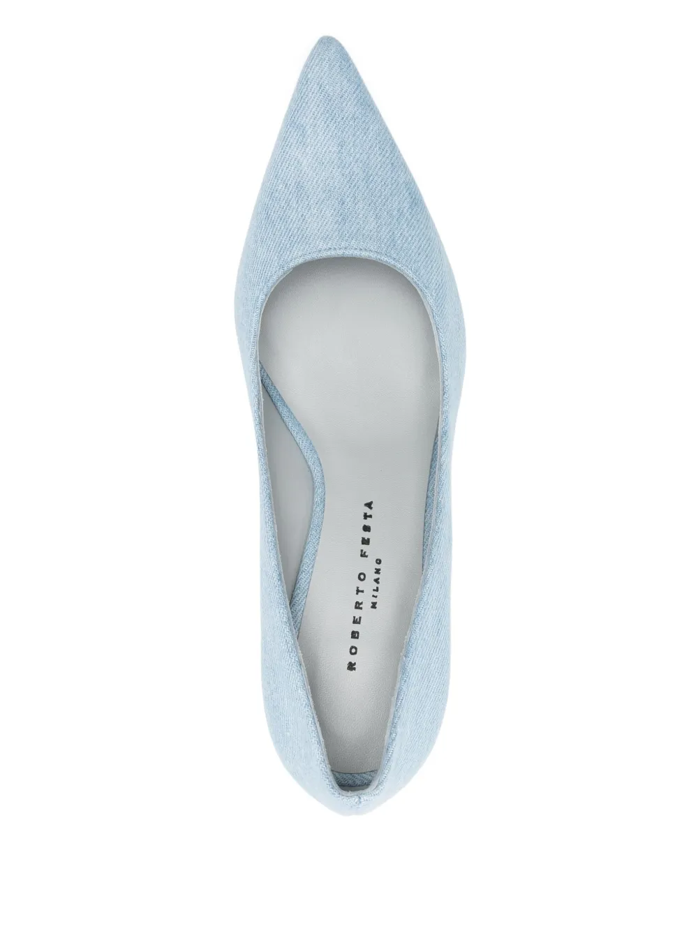 Roberto Festa 70 mm Kate denim pumps Blauw