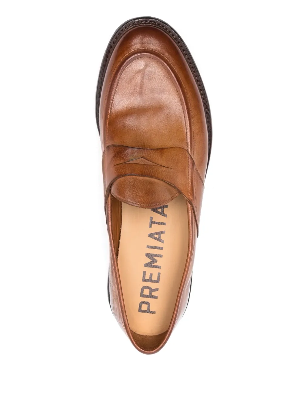 Premiata Leren loafers Bruin