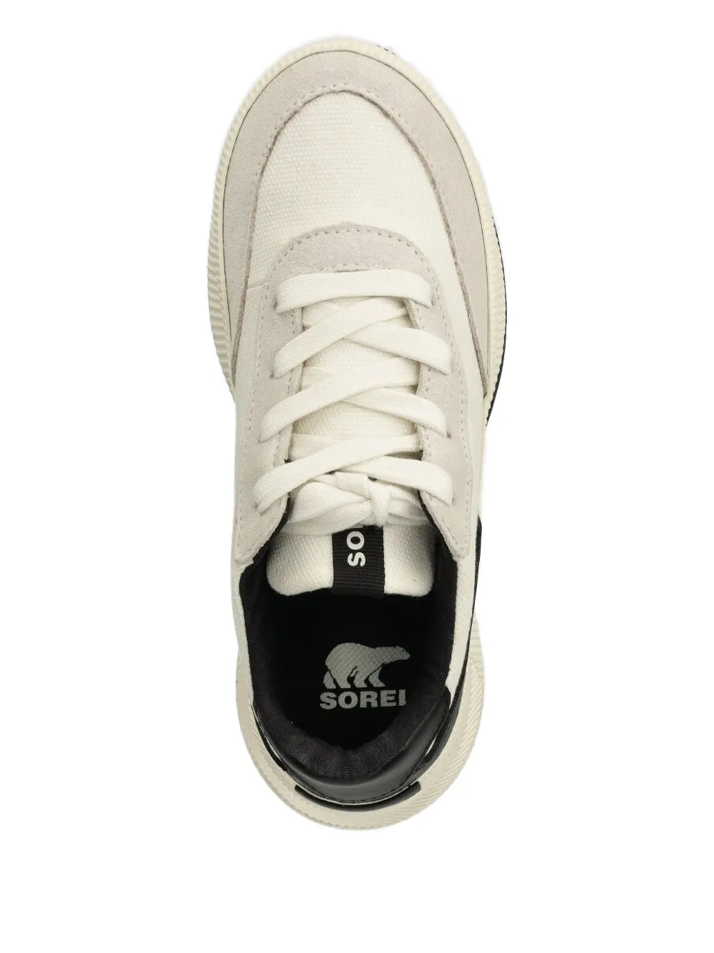 SOREL suede-panel lace-up sneakers Neutrals