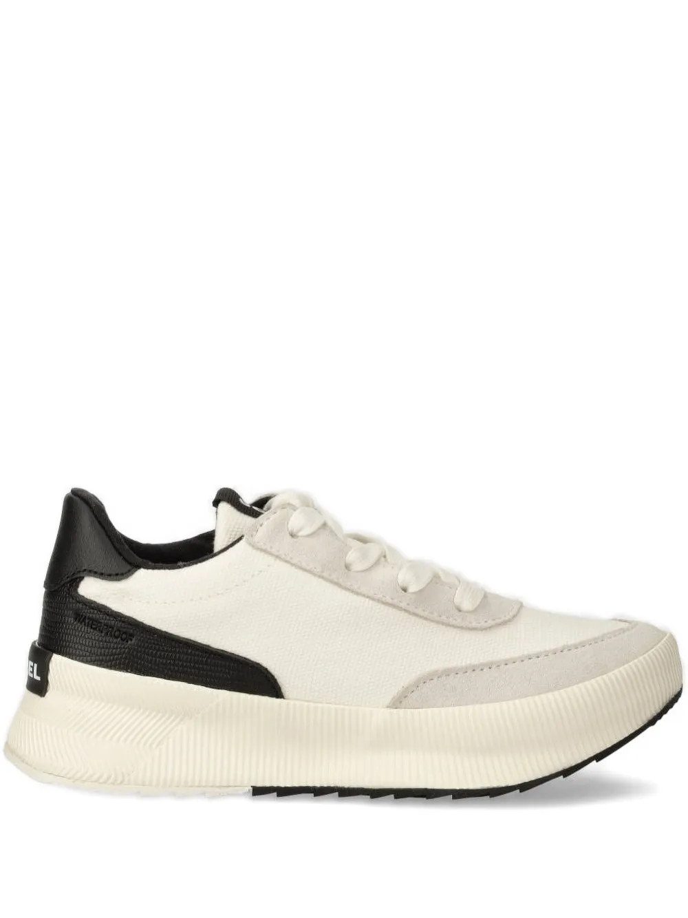 SOREL suede-panel lace-up sneakers Neutrals