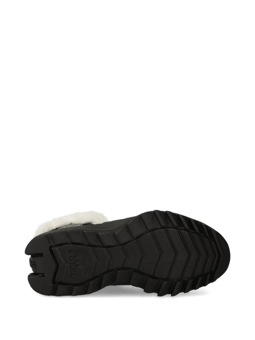 SOREL lace-up faux-fur boots Black