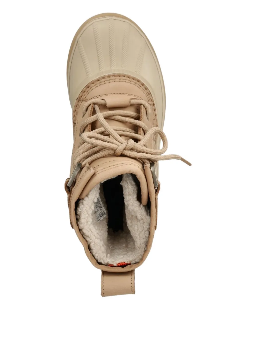 Sorel Quilted Lace-up Boots In Neutral
