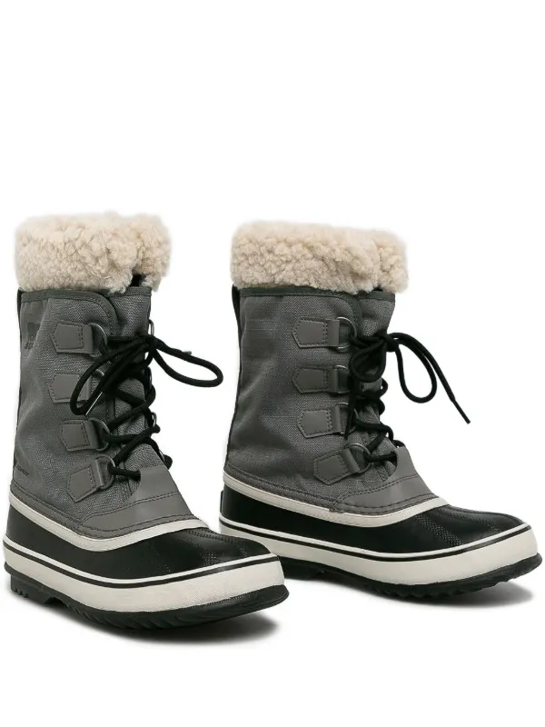 Sorel Dark Gray Suede Lace-Up Boots s-l400.jpg main image 3
