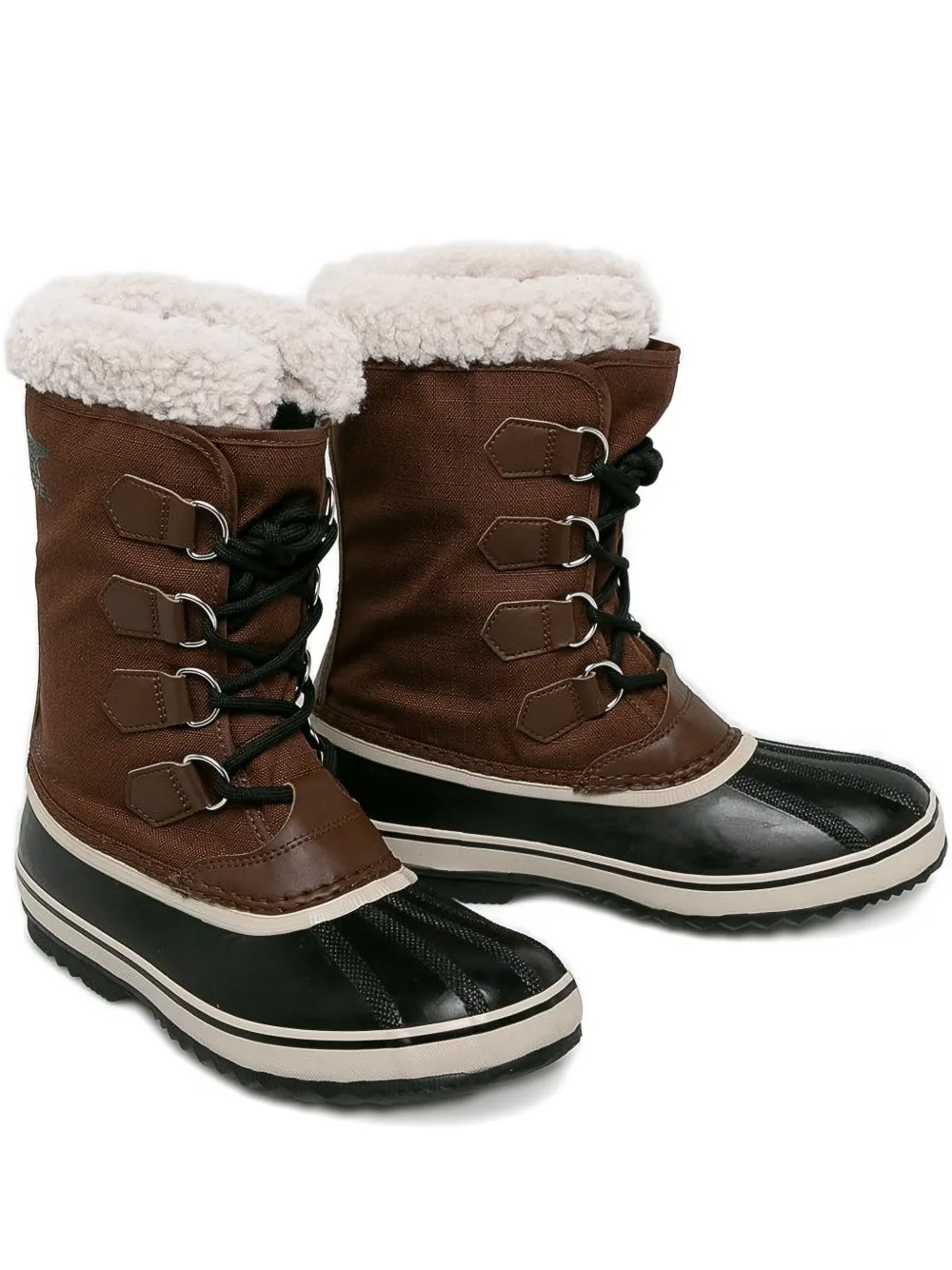 SOREL lace-up fleece-lined boots Brown