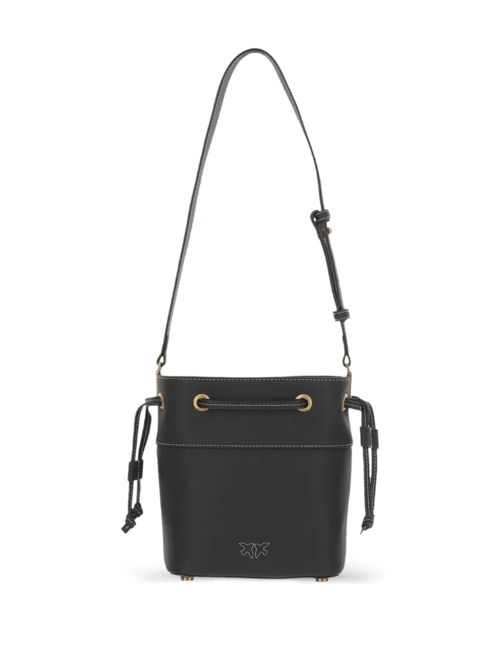 PINKO leather shoulder bag - Zwart