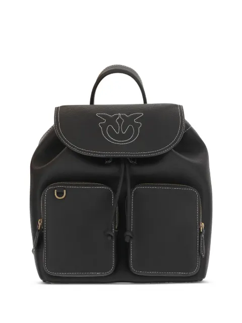 PINKO Carrie leather backpack