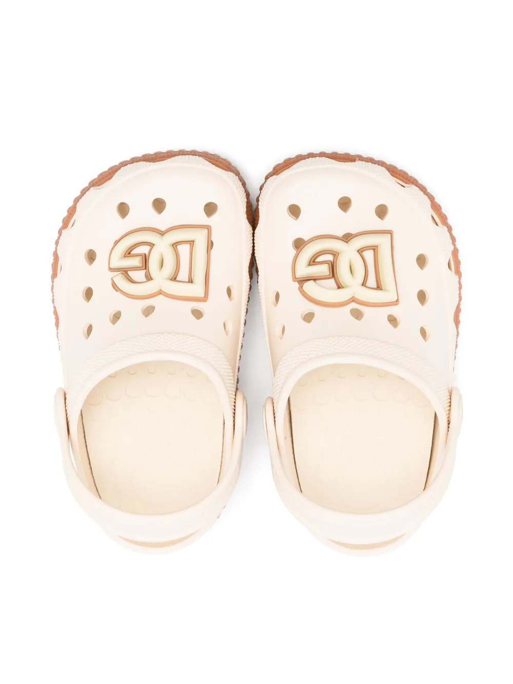 DOLCE & GABBANA LOGO-EMBOSSED SANDALS