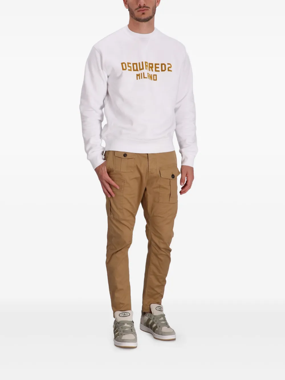 DSQUARED2 Milano sweater - Wit