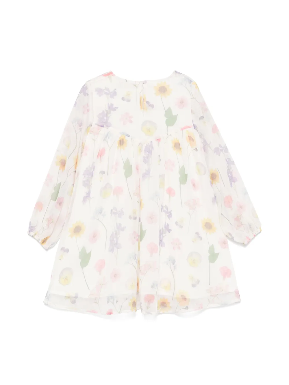 Stella McCartney Kids floral-print dress - Beige