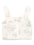 Stella McCartney Kids floral-print top - Neutrals