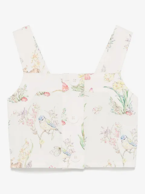 Stella McCartney Kids توب بطبعة زهور