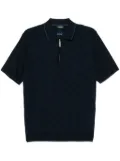Stefano Ricci patterned polo shirt - Blue