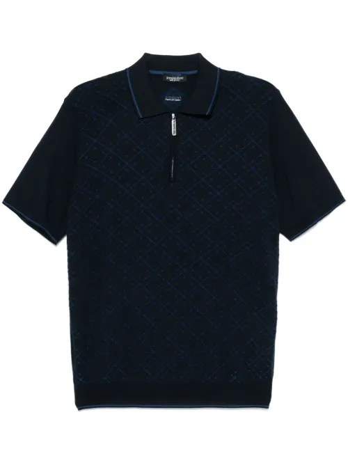 Polo à motif géométrique - Stefano Ricci - Modalova