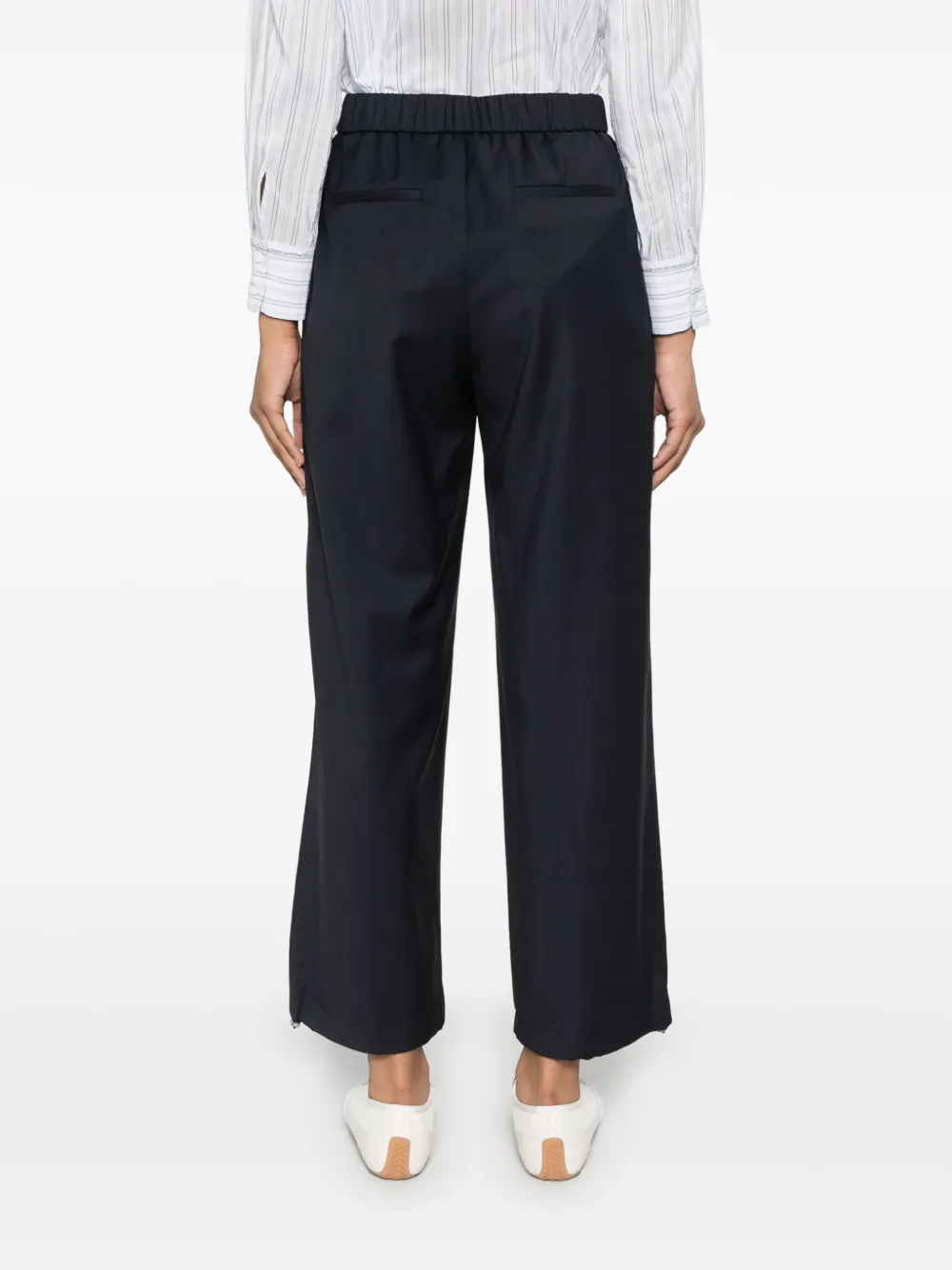 Peserico Straight broek Blauw