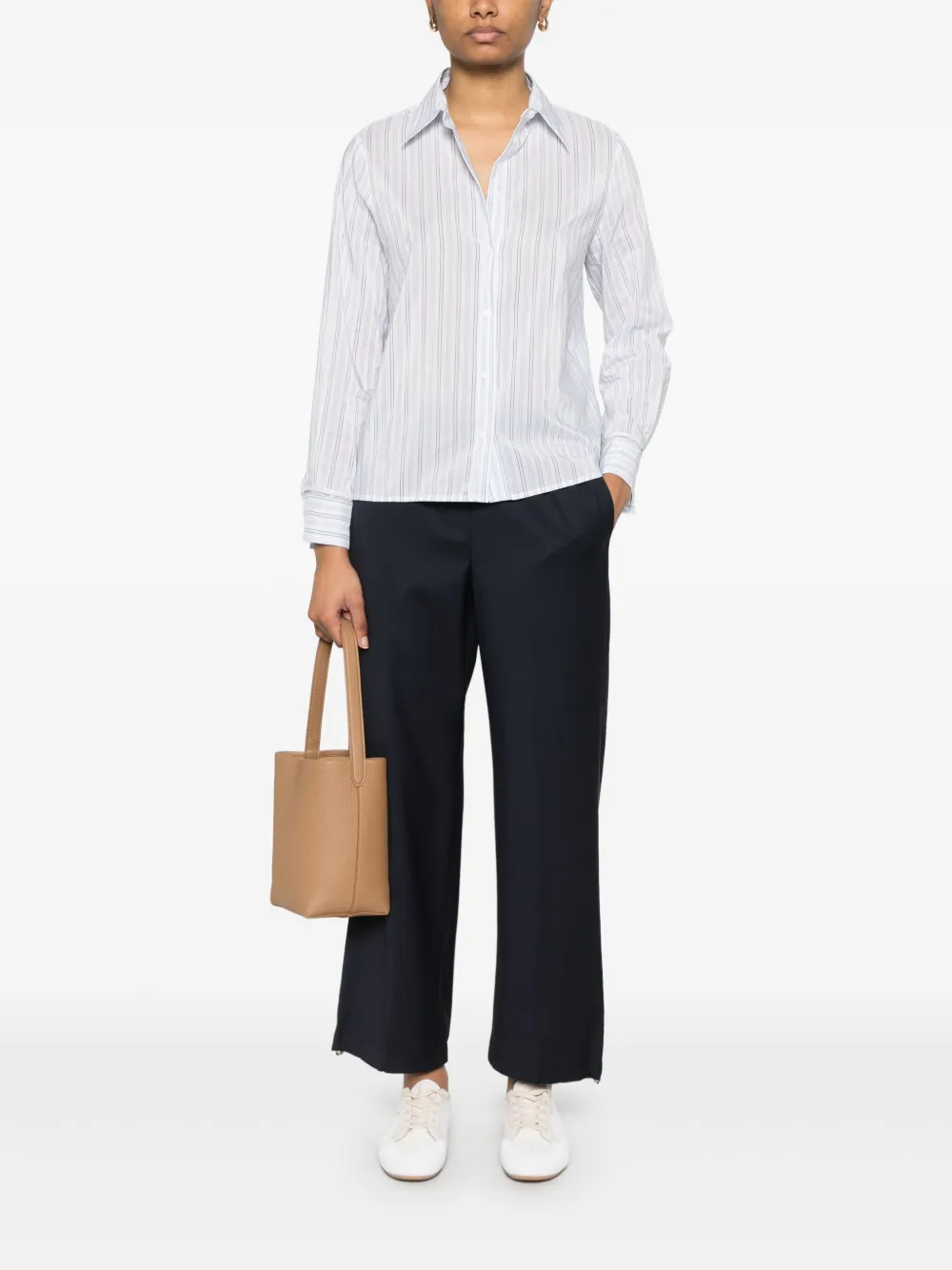 Peserico Straight broek - Blauw