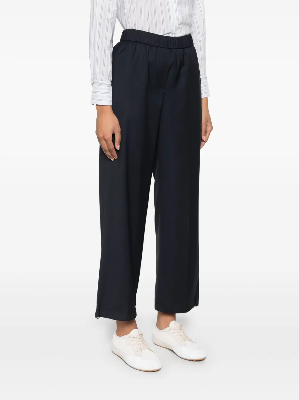 Peserico Straight broek Blauw